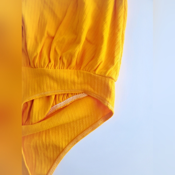 🌷Free People Intimately Marissa Bodysuit Tangerine S NWT - Picture 8 of 10